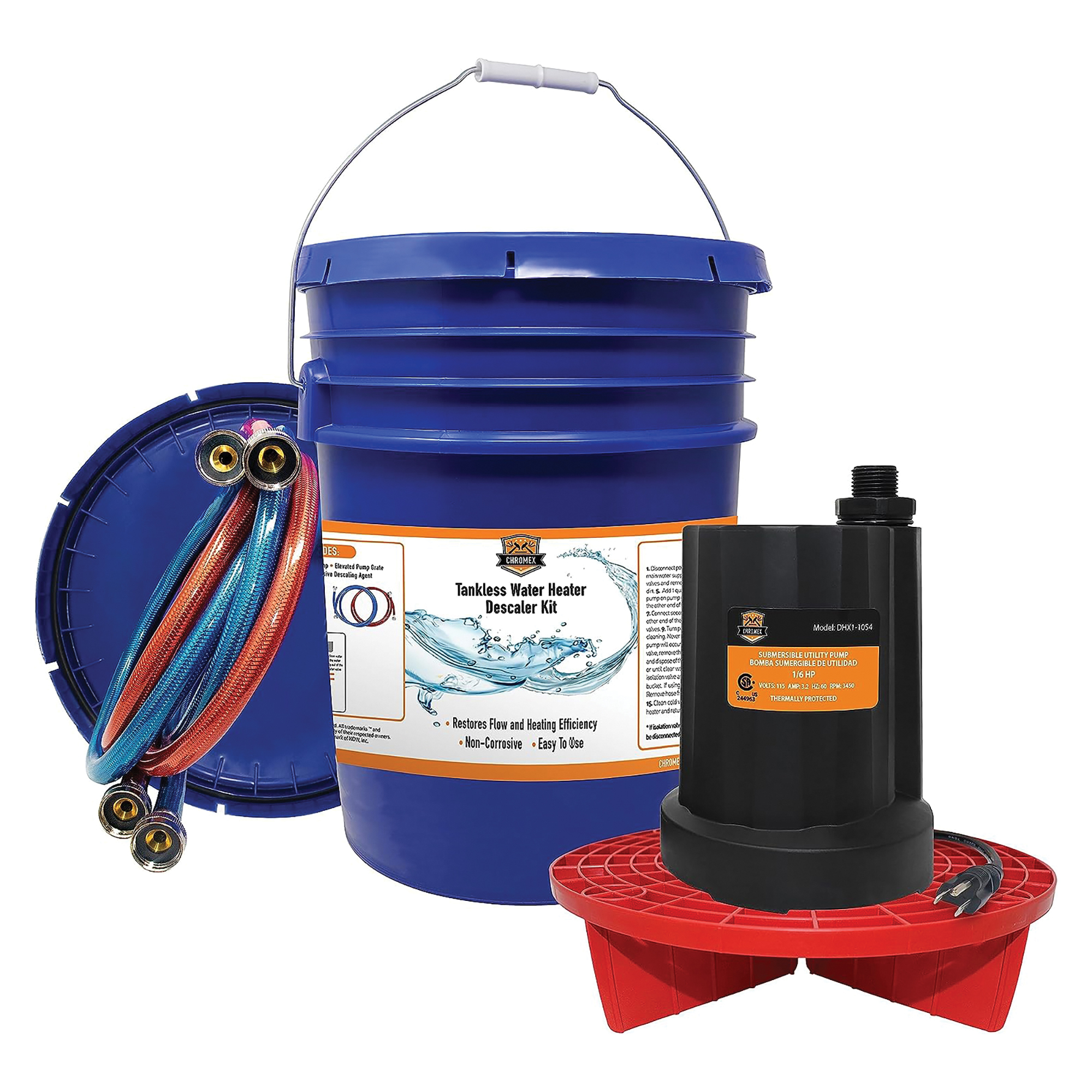 Chromex, Tankless Water Heater Flushing Kit, Model# CXT1-1102